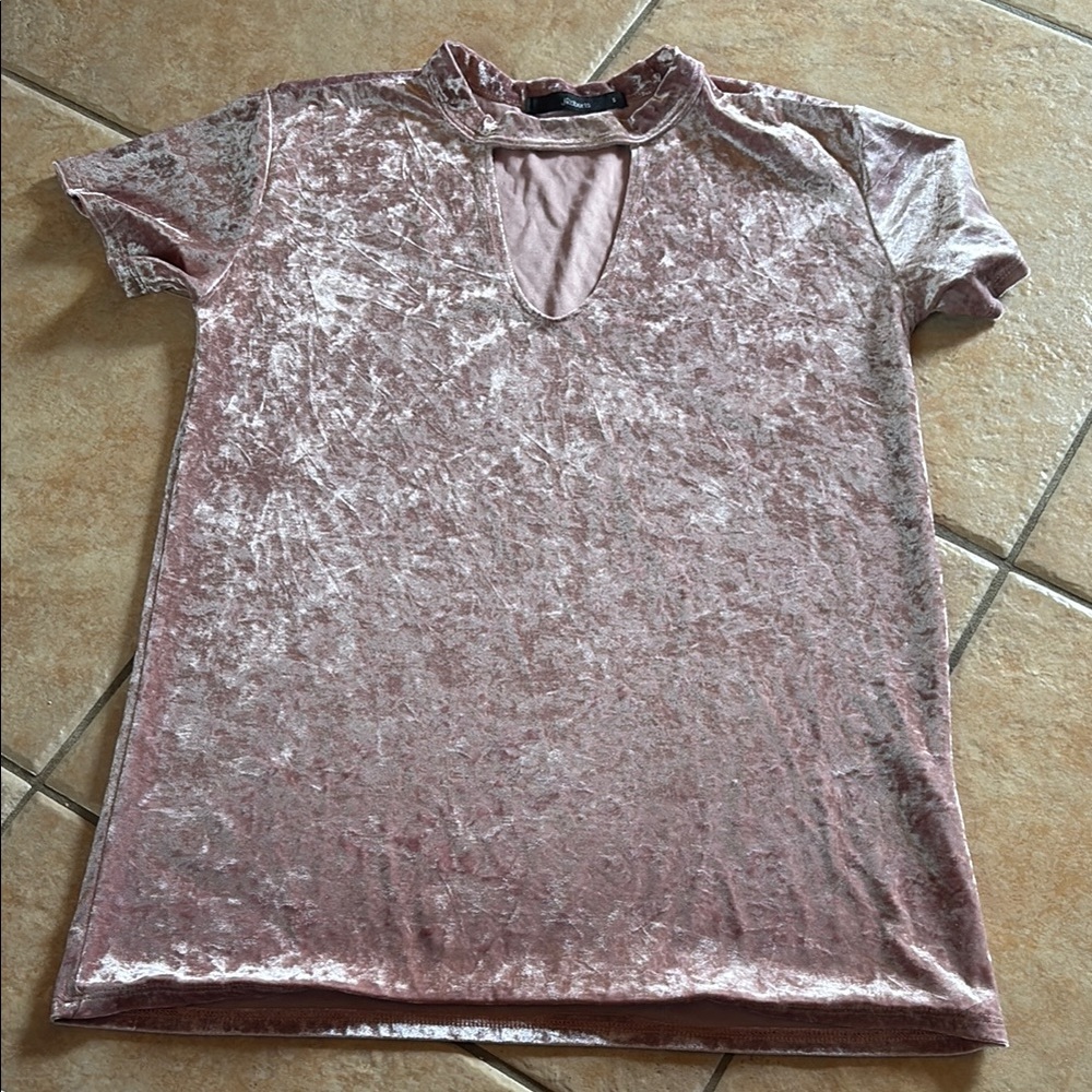 Pink Velvet Women's Top
